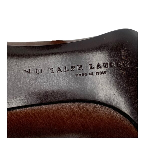 RALPH LAUREN Napa Leather Classic Runway 01 Collection Pumps - Picture 3 of 12